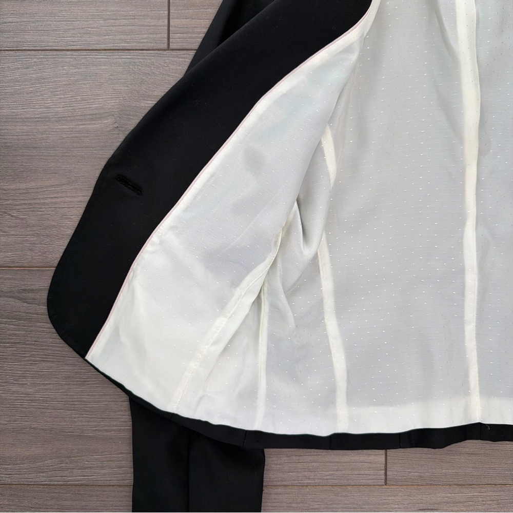 H&M Y2K style Black Women's WOOL Blazer-BRAND NEW - Picture 7 of 9